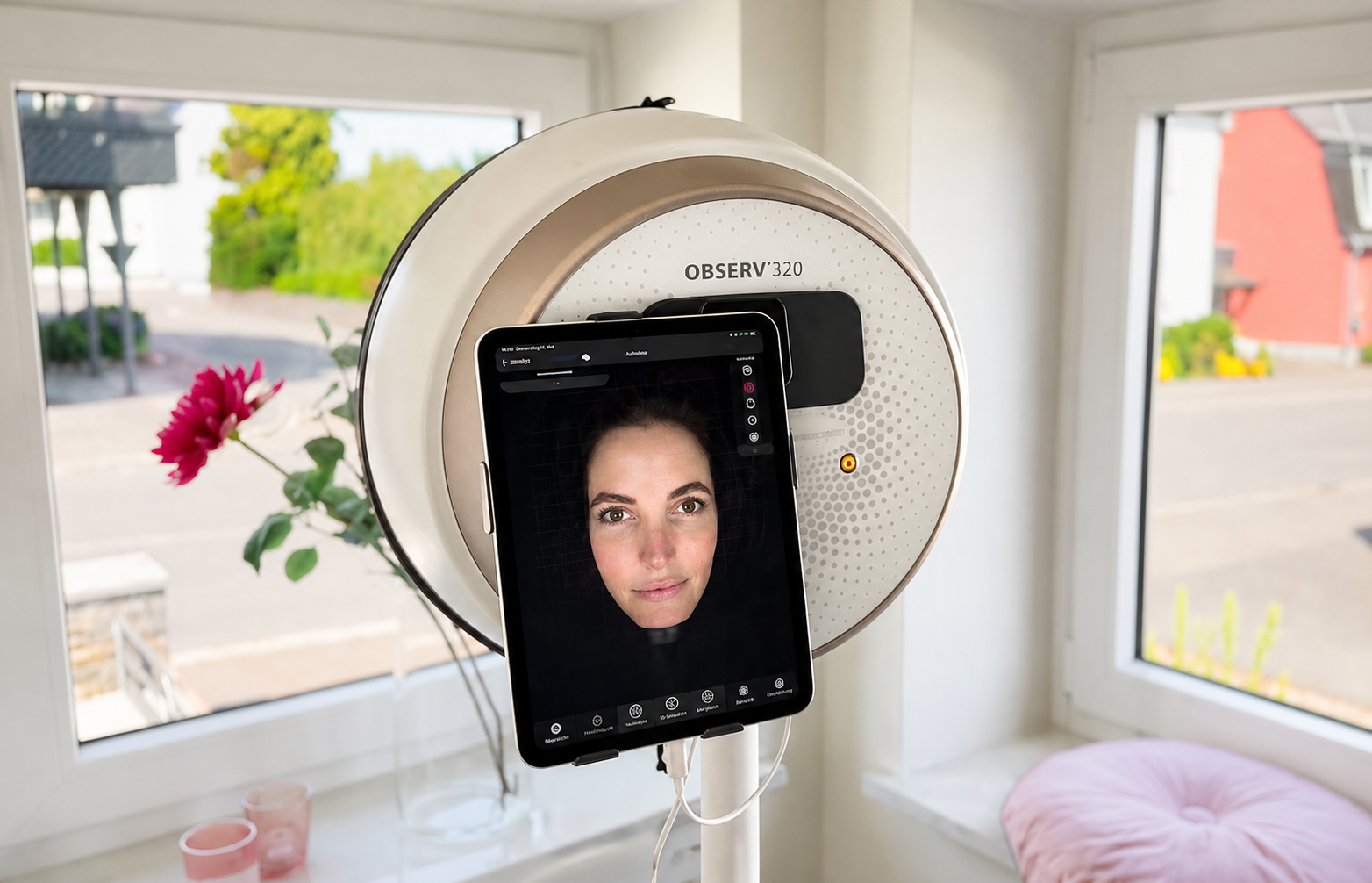 Digitale Hautanalyse mit dem OBSERV 320 bei Skinconcept Hagner